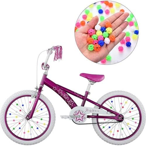 26/36Pcs Bicycle Spoke Beads Colorful Safety Kids Clip Butterfly and Fish Stars Wheel Bike Accessories Decoration Bead Spoke