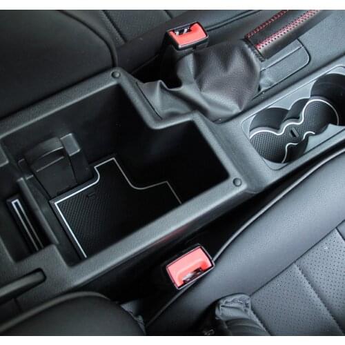 8pcs for Skoda Octavia 2015-2018 Octavia wagon 2017-2018 Non-slip mat Door slot Water cup Storage box
