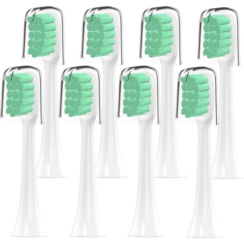 8pc Sonic Electric Replacement Tooth Brush heads for Xiaomi Mijia X3 Tooth Brush Head / Soocas X3 X1 X5 Toothbrush Heads