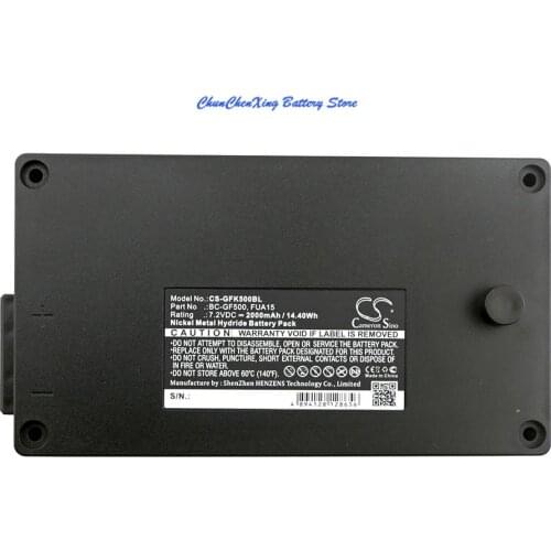 Cameron Sino 2500mAh Battery 100-001-885, BC-GF500, FUA15 ( Black or Orange ) for Gross Funk Crane Remote Control, GF500