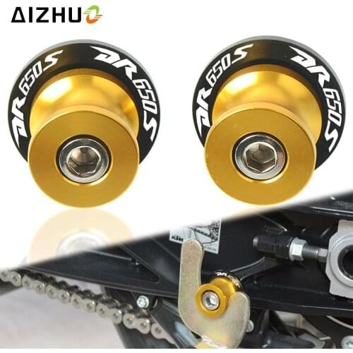 Motorcycle Accessories CNC Aluminum M8 Swingarm Spools Slider Stand Screws FOR SUZUKI DR 650 S DR650S 2015-2020 2019 2018 2017