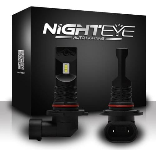 NIGHTEYE Auto Led Headlight 9005/HB3 Fog Light Bulb 1600LM 12V 80W/Set 6500k With CSP LED Chips Bulb Car Led Light Headlight