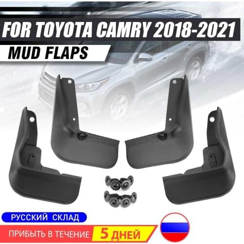 Mud Flaps For Toyota Camry XV70 2018 2019 Fender Mudguards Mudflaps Splash Guards Car Accessories