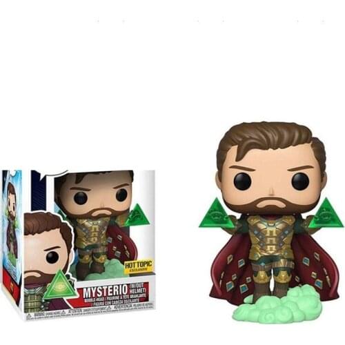 FUNKO POP toys figures spiderman far from home Mysterio action figure vinyl dolls children birthday gifts model with box