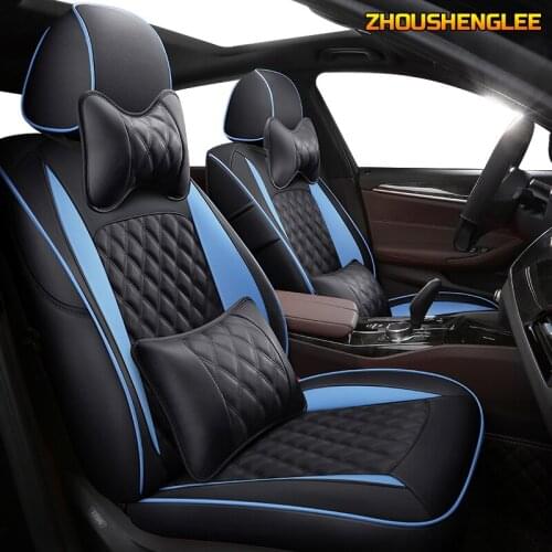 Custom Leather car seat cover For Volkswagen Passat Beetle Tuareg Tiguan Phaeton VW R36 Eos MAGOTAN Scirocco car seats