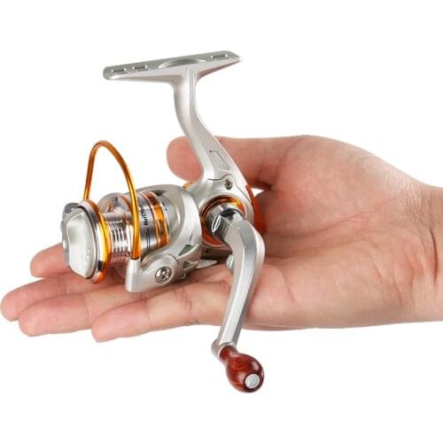MINI Fishing Reel Spinning Wheel 5.2: 1 Metal Spool Fish Reel Exquisite Spinning Reels Fishing Gear Ultra Light Outdoor Tools