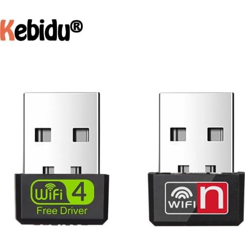 Mini USB Adapter 150Mbps Wi-Fi Adapter MT7601 For PC USB Ethernet WiFi Dongle 2.4G Network Card Wi Fi Receiver Two Types