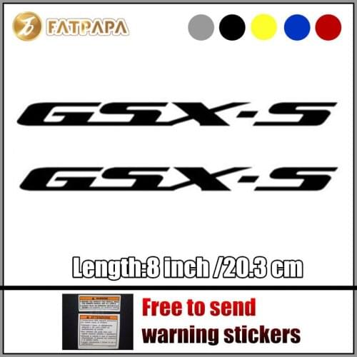 Motorcycle bike Fuel tank Wheels Fairing notebook Luggage helmet MOTO Sticker decals For SUZUKI GSXS 750 1000 GSXS750 GSXS1000