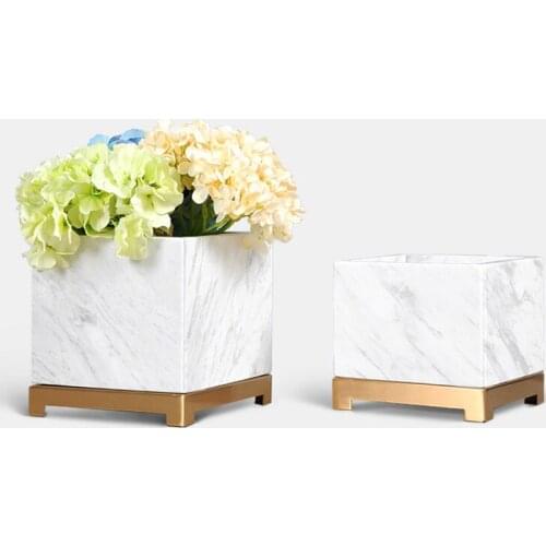 Vase Decoration Home Decor Desktop Marble Flower Pot Mdesign Home Decor 2020 Home Decor Trends