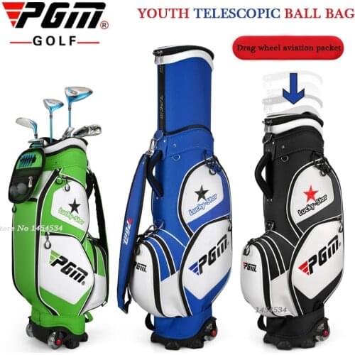 PGM Golf Club Standard Package Children Boy(Height:135~150cm) Patented Retractable Large-Capacity Youth Aviation Thermostat Bag