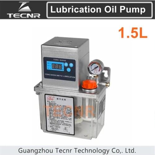 Fully automatic lubricating oil pump 1.5L Liters cnc electromagnetic lubrication pump lubricator