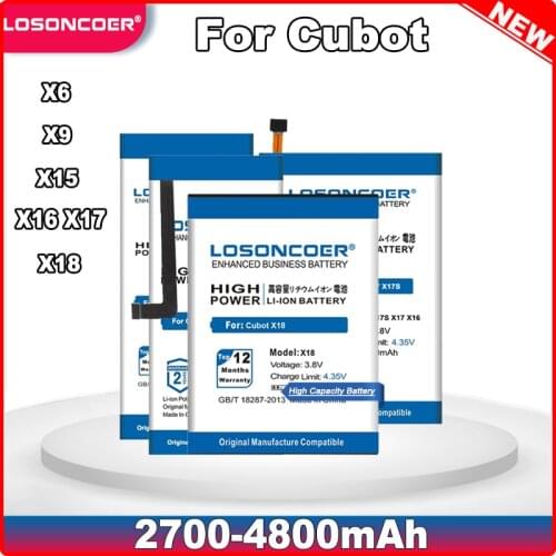 LOSONCOER 3900mAh X17S X17 S X17 X16 Battery for Cubot X17S X17 S X17 X16 +Free tools+Sticker in stock