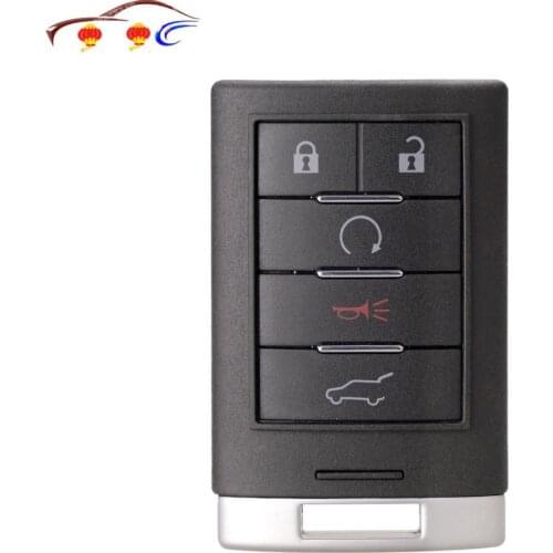 J01 NBG009768T 315 frequency 5 buttons car key Replacement Cadillac 2010-2015 SRX 2013-2014 ATS XTS Remote Key Fob Entry