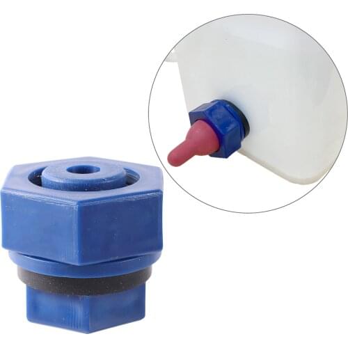 Lamb Feeder Pacifier Calf Pacifier Fixed Base Milk Bucket Pacifier Blue Fixed Base Plastic Farm Animal Feeding Supplies 1 Pc