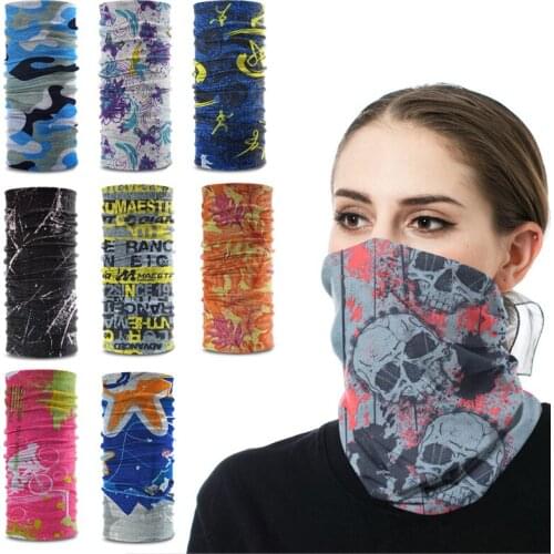Outdoor Scarf Women Men Sunshade Gaiter Face Neck Protection Sports Headwear for Cycling Riding Camping Dustproof Sport Bandana