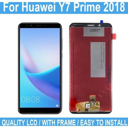 5.99" For Huawei Y7 Prime 2018 Enjoy 8 LCD Display Touch Screen For Huawei Y7 2018 Honor 7C Digitizer LCD Assembly With Frame