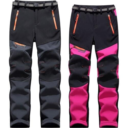 Winter Fleece Thermal Windproof Travel Mountain Trousers Outdoor Sport Man Women Camping Ski Fishing Hunting Hiking Pant