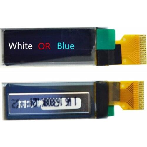0.91 inch OLED white blue display screen SSD1306 controller 128*32 IIC I2C 14pin