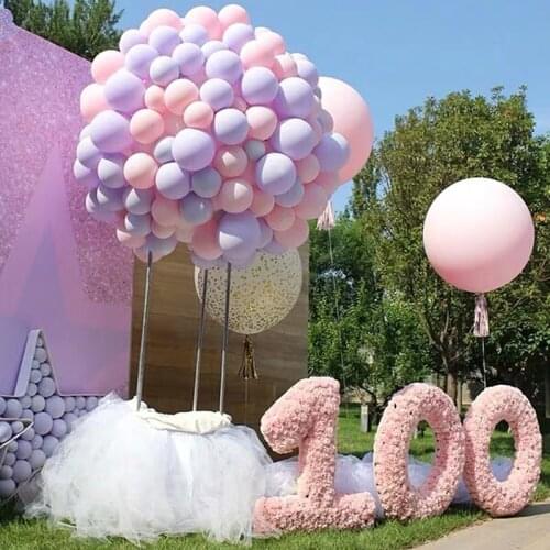 100PCS 12-Inch Macaron Balloon Party Wedding Celebration Decoration Hot Sale Candy Color Ins Party Decoration Kids Boy Girl