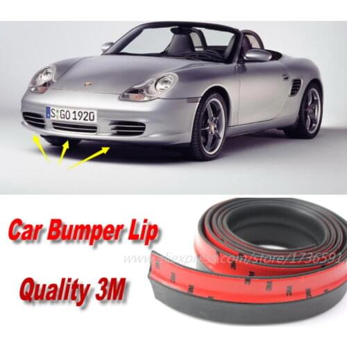 Car Bumper Lips For Porsche Boxster 986 987 981 Auto Car Front Lip Deflector Lips Skirt / Body Kit Body Chassis Side Protection