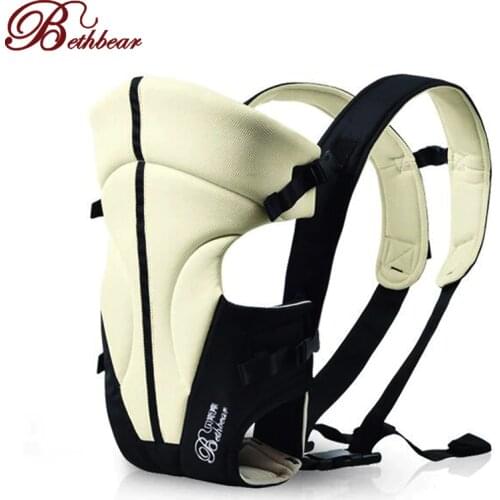 Bethbear 2-24 Months Baby Carriers Multifunctional Front Facing Infant Comfortable baby Sling Backpack Pouch Wrap Baby Kangaroo