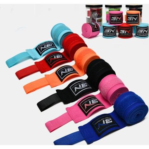 Boxing Wristband Kickboxing Thai-Boxing Nylon Elastic Hand protection Straps Unisex Men Women 5m 3m 2-Roll Wrist Bandage