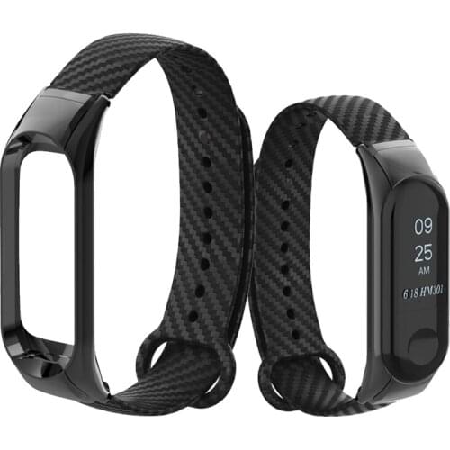 Bracelet for Xiaomi Mi Band 3 4 Sport Silicone Wrist Strap for Miband 4 Bracelet Metal Frame Case Miband 3 Strap