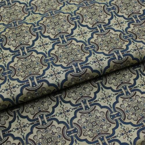 CF1084 Brozen Chinese Silk Jacquard Brocade Fabric Chinoiserie Clothing Sofa Decoration Cloth Curtain Pillow Case Fabric