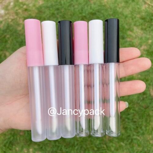 Pink white black slim 2.5ML Refillable Lip Gloss Tubes Grade Clear Plastic Empty Make up DIY Lip Gloss Containers Make up Tools