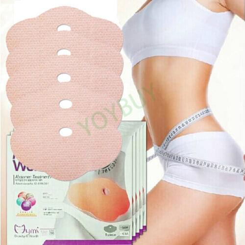 10pcs/lot Belly Slim Patch Abdomen Slimming Fat Burning Navel Stick Weight Loss Slimer Tool Wonder Hot Quick Slimming Patch