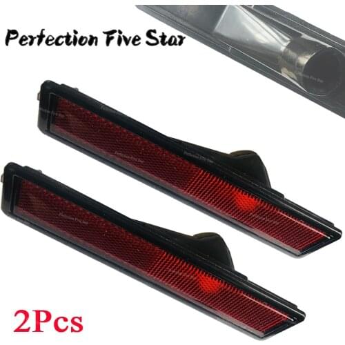 X2 63141377849 New Red Pair Rear Left Right Side Turn Signal Marker Light Lens E30 E32 E34 318i 318is 325es 325i 63 14 1 377 849
