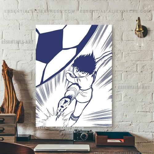 Captain Tsubasa Anime Poster Canvas Wall Art Painting Decor Pictures Bedroom Study Living Room Home Decoration Prints