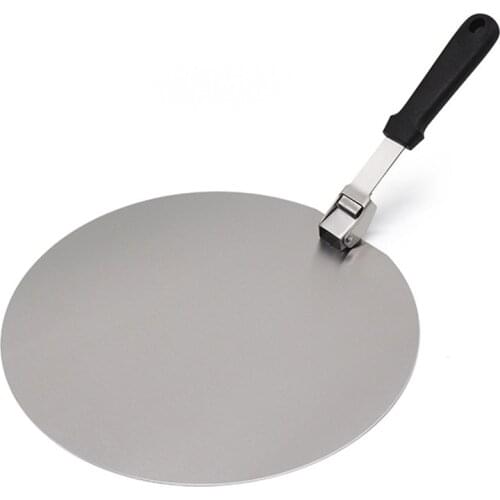 HOT Pizza Paddle 12 Inch, Folding Stainless Steel Pizza Peel, Handle Pizza Paddle Shovel, Baking Tools for Bbq Pizza Oven