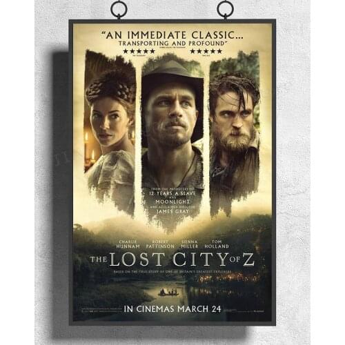 H495 Silk Poster Home Decoration The Lost City of Z Movie Wall Art Christmas Gift