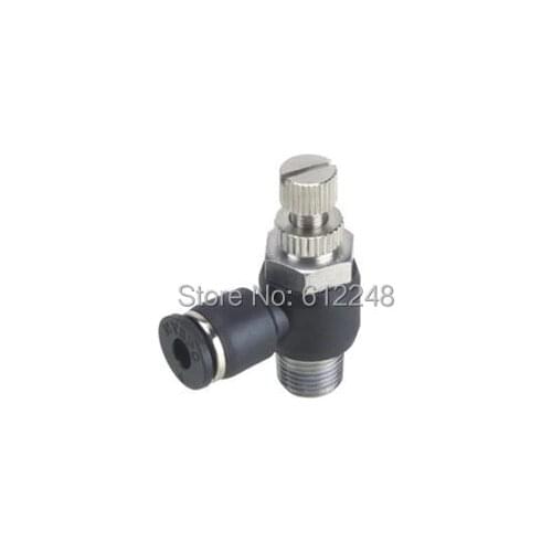 Pneumatic Cylinder Speed Connector L Type MJSC4-01 throttle regulating valve