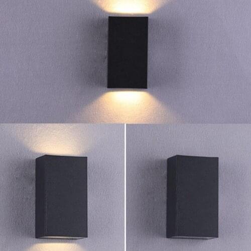 10W LED Wall Light Outdoor Aluminum Waterproof IP65 Porch Garden Wall Lamp Sconce Up and Down Balcony Decoration Lighting lamp