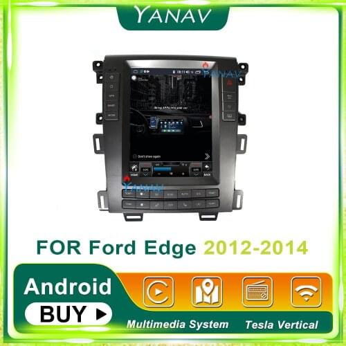 Tesla vertical screen car GPS navigation for-ford edge 2012-2014 car stereo Android multimedia car radio HD video DVD player