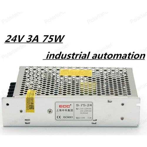 Universal AC-DC Converter 75W 24v 3A Single Output Adjustable Switching power supply unit for LED Strip light