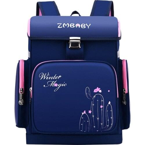 PU Waterproof Primary Kids School Bags for Boys Girls Children School Bags for Teenage Book Bags Large Capacity School Backapck