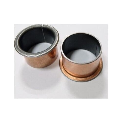 2pcs ID 35mm OD 39mm SF1-F composite bearing opening flange bush brass sleeves self-lubricating oil sleeve 16mm-30mm long