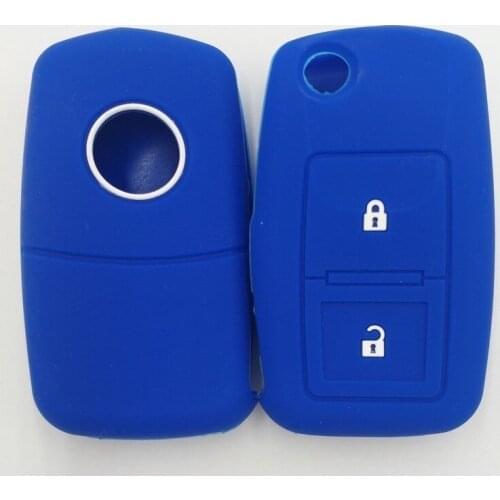 4PC Protective Silicone Remote Car Key Case Cover for Volkswagen VW POLO Passat B5 B6 B7 Golf EOS Scirocco Jetta MK6 Octavia