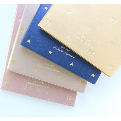 Domikee new cute office school leather daily time planner notebooks stationery,fine foil PU student hour time organizer gift A5