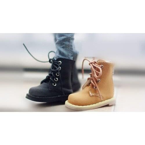 BJD Doll shoes suitable for 1-31-41-6 black and yellow boots short boots doll accessories