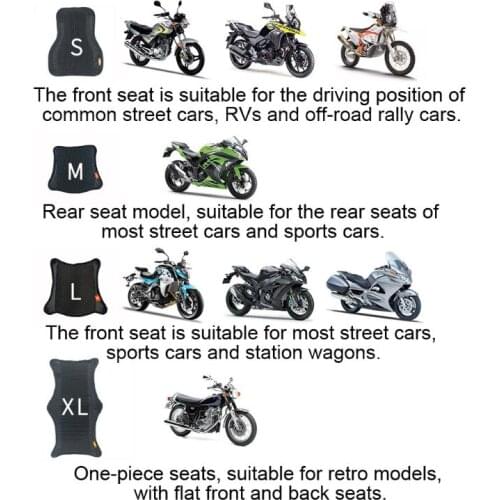 652F Summer Motorcycle Breathable Cool Sunproof Seat Cushion Cover Heat Insulation Mounting Air Pad Motorbike Seat Protection