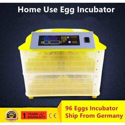 220V Mini Poultry Incubator Machine 96 Eggs Hatchers Chicken Automatic Eggs Incubator Duck Bird Quail Brooder