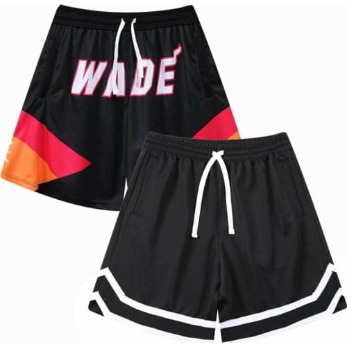 Men Shorts Basketball Casual American training fitness Short beach Letter Drawstring Gym running loose short knee Shorts