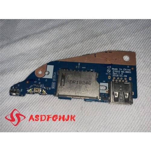 Genuine Power Switch Panel USB Board SD Card For Lenovo YOGA 530-14IKB NS-B601 5C50R08719