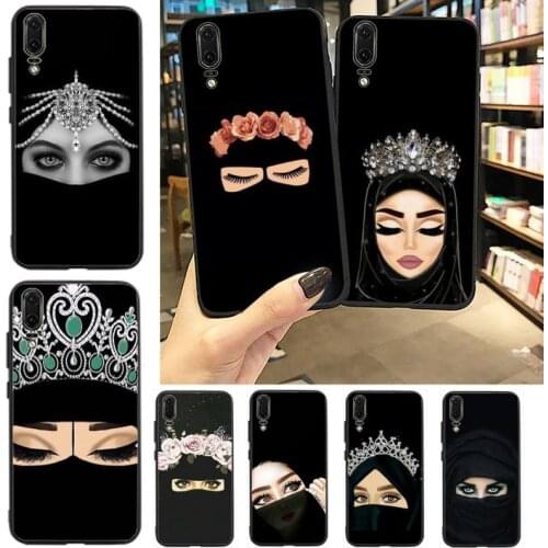 Ottwn Arabic Hijab Girl Queen Phone Case For Huawei P20 P30 P40 lite Pro P Smart 2019 Mate 10 20 Lite Pro Nova 5t