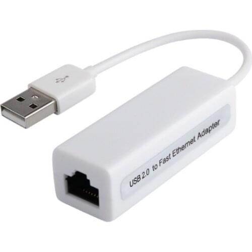 Portable 1Pcs Rtl8152 Chips Usb 2.0 To Rj45 Network Card Lan Adapter 10/100Mbps For Tablet Pc Win 7 8 10 Xp