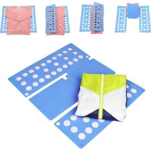 Fold Save Time Quick Clothes Folding Board Clothes Holder Adult Kids Magic Clothes T- Shirts Folder Laundry Organizer